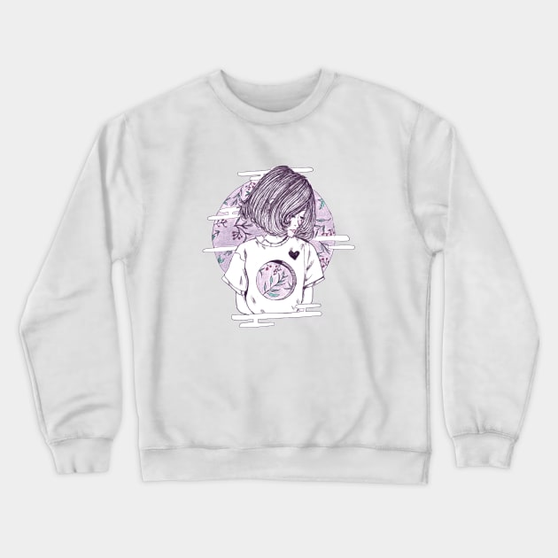 shy Crewneck Sweatshirt by H'sstore